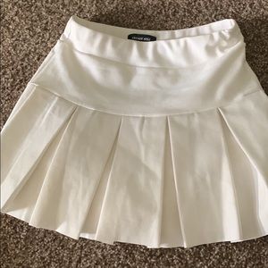 Dolls Kill White School Girl Short Circle Skirt